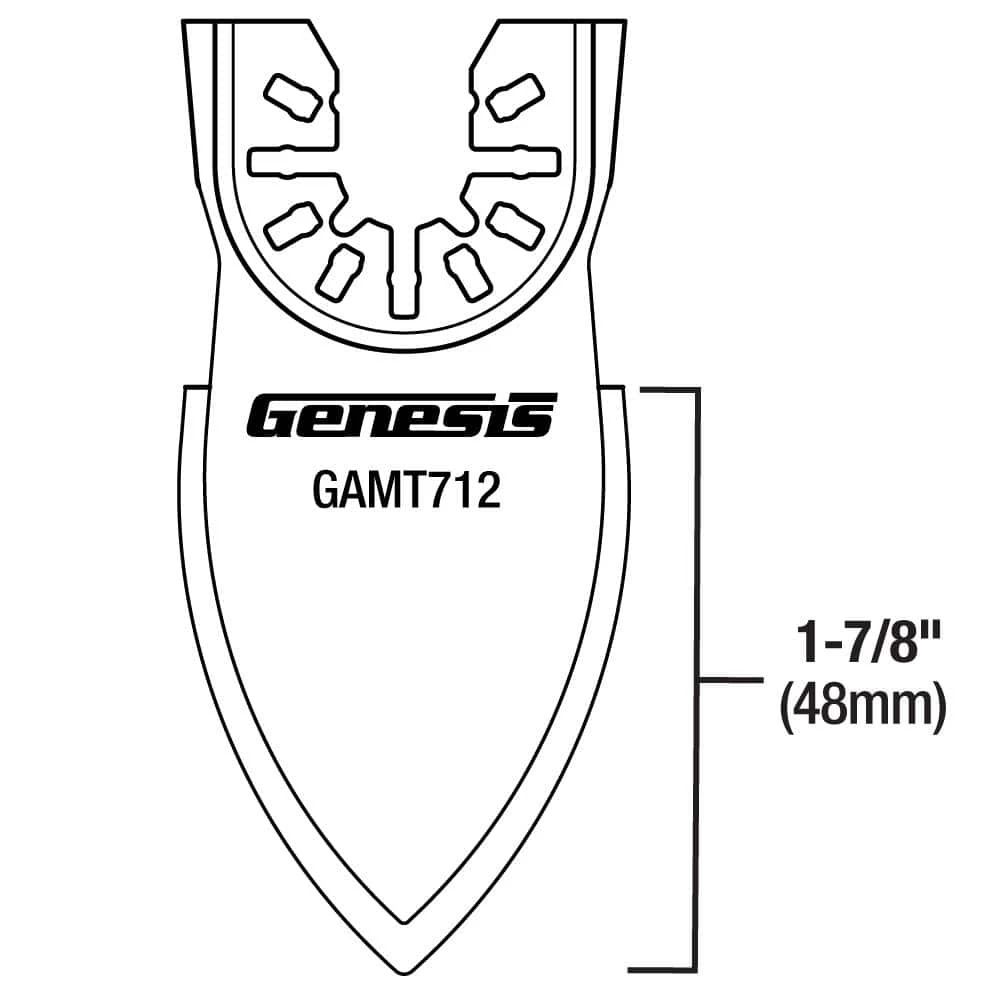 1-7/8 in. Sandpaper Kit Detail Sanding Pad and Assorted (24-Pack) by GENESIS - Image 4