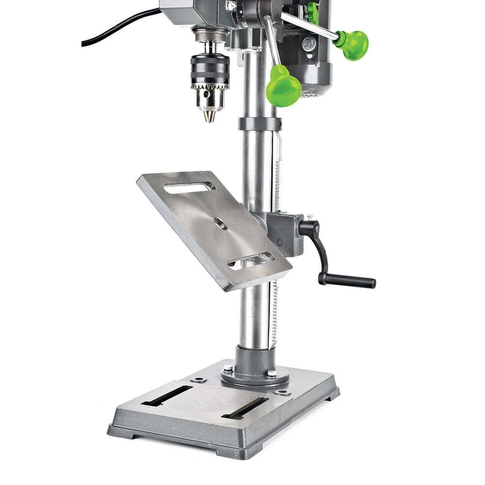 4.1-Amp 10 in. 5-Speed Drill Press with 5/8 in. Chuck, Work Light, and Table Rotatable 360° and Tiltable 45° by GENESIS - Image 6