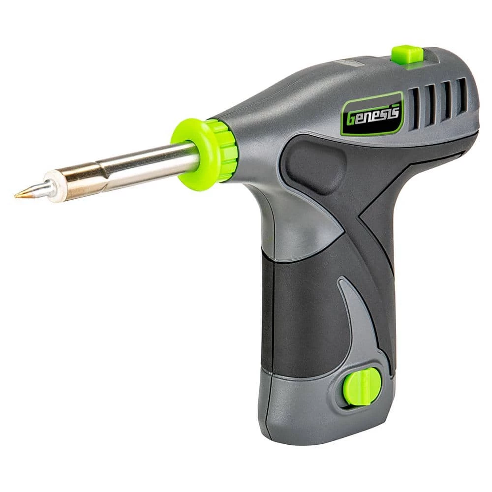 8-Volt Lithium-Ion Cordless Pocket Light, Soldering Iron, and Screwdriver 3-Tool Combo Kit with 2 2.2 Ah Batteries by GENESIS - Image 3