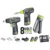 8-Volt Lithium-Ion Cordless Pocket Light, Soldering Iron, and Screwdriver 3-Tool Combo Kit with 2 2.2 Ah Batteries by GENESIS