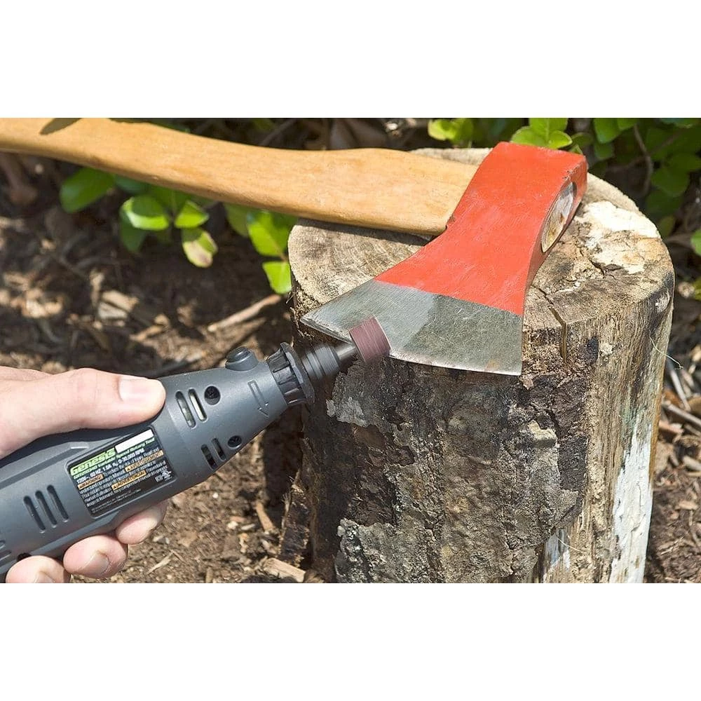 1 Amp Variable Speed Rotary Tool with Spindle Lock, 40 Universal Accessories and Storage Case by GENESIS - Image 2