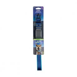NiteDog - L - Blue/Blue Rechargeable LED Collar by Nite Ize