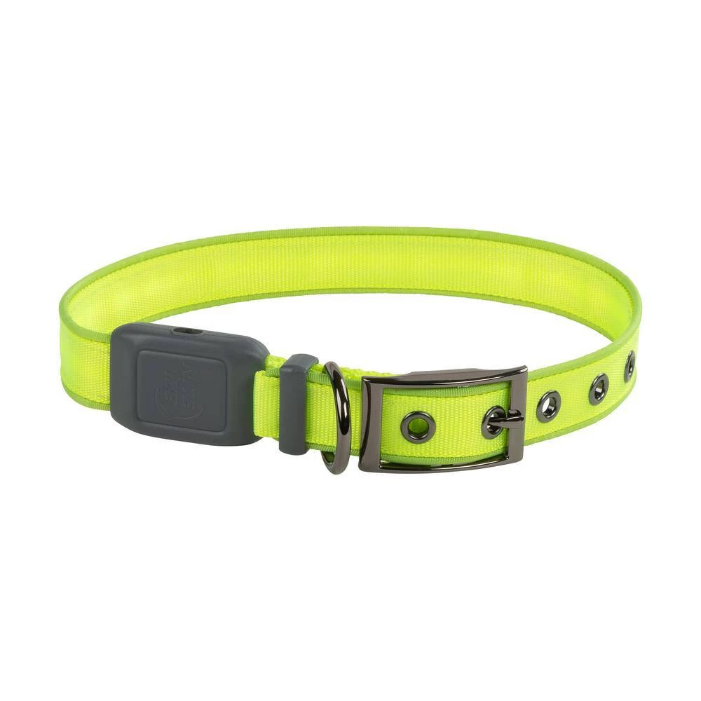 NiteDog - L - Lime/Green Rechargeable LED Collar by Nite Ize - Image 3