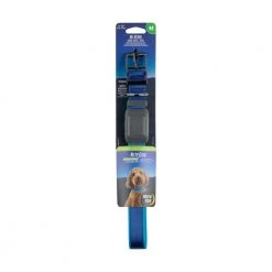 NiteDog - M - Blue/Blue Rechargeable LED Collar by Nite Ize