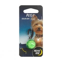 PetLit Collar Light in Lime by Nite Ize