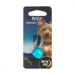 PetLit Collar Light in Turquoise by Nite Ize