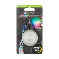 SpotLit XL Disc-O Select Rechargeable Carabiner Light by Nite Ize