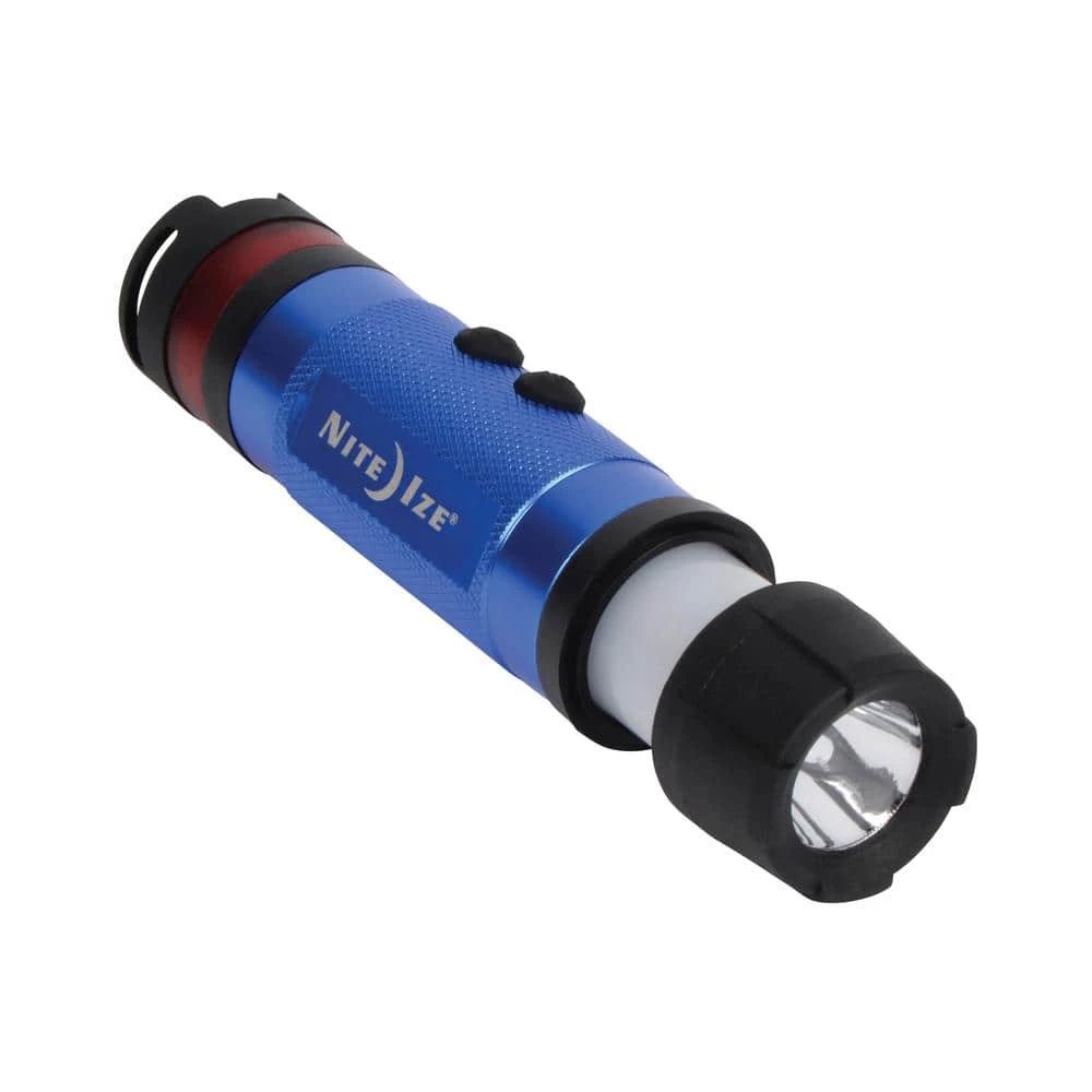 Radiant 3-In-1 LED Mini Flashlight in Blue by Nite Ize - Image 4