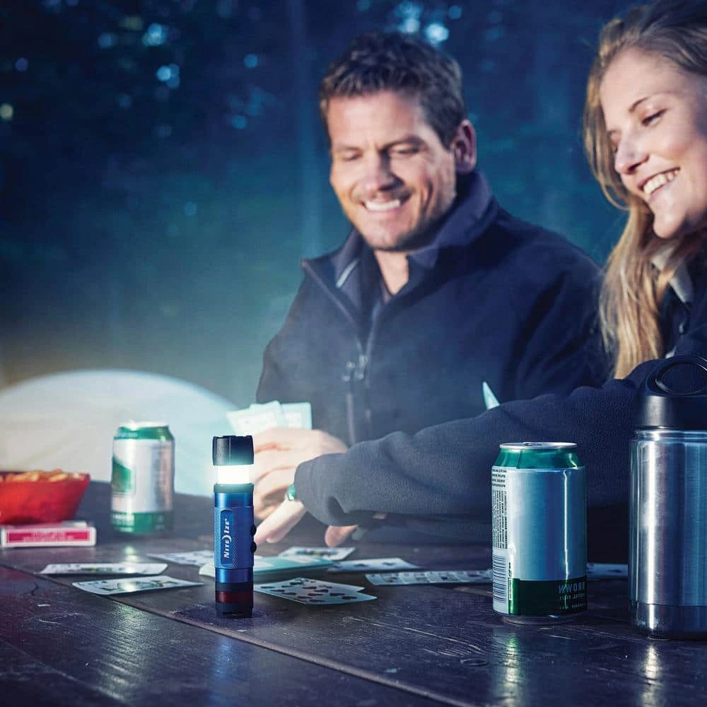 Radiant 3-In-1 LED Mini Flashlight in Blue by Nite Ize - Image 6
