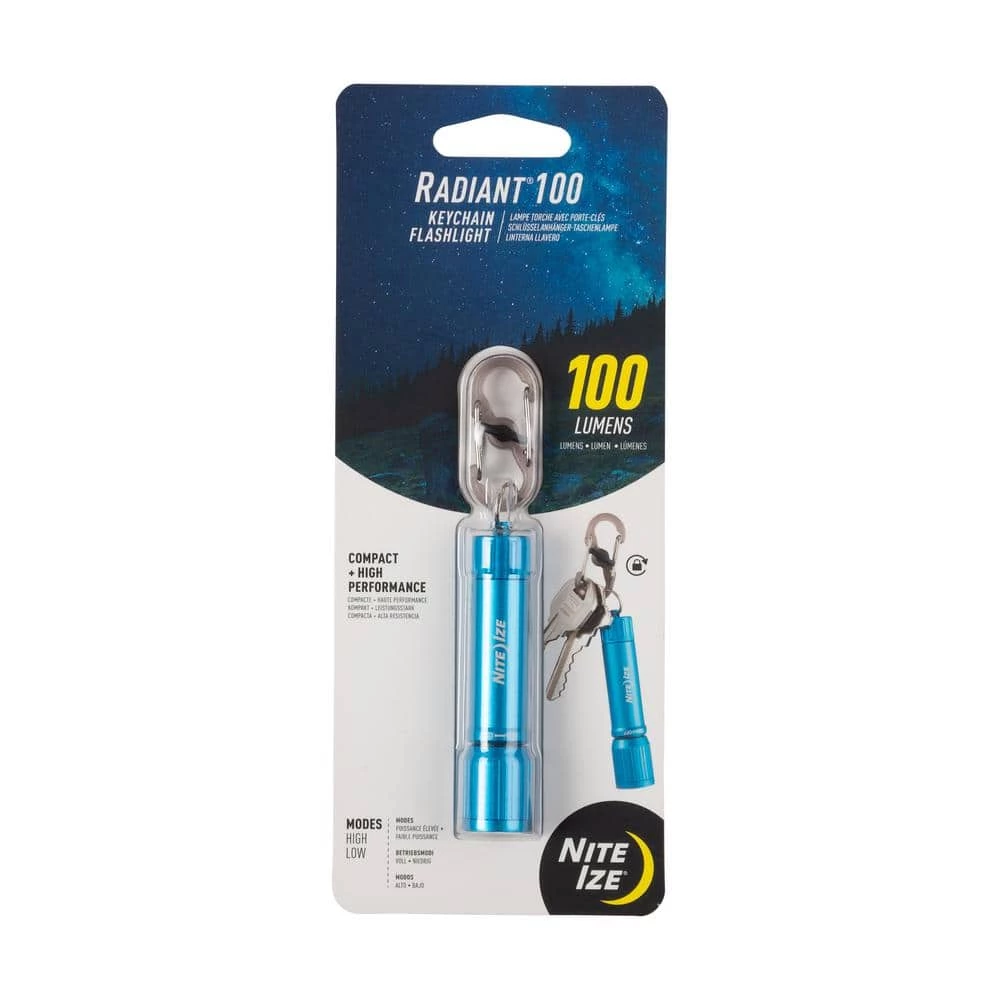 Radiant 100 Keychain Flashlight in Blue by Nite Ize