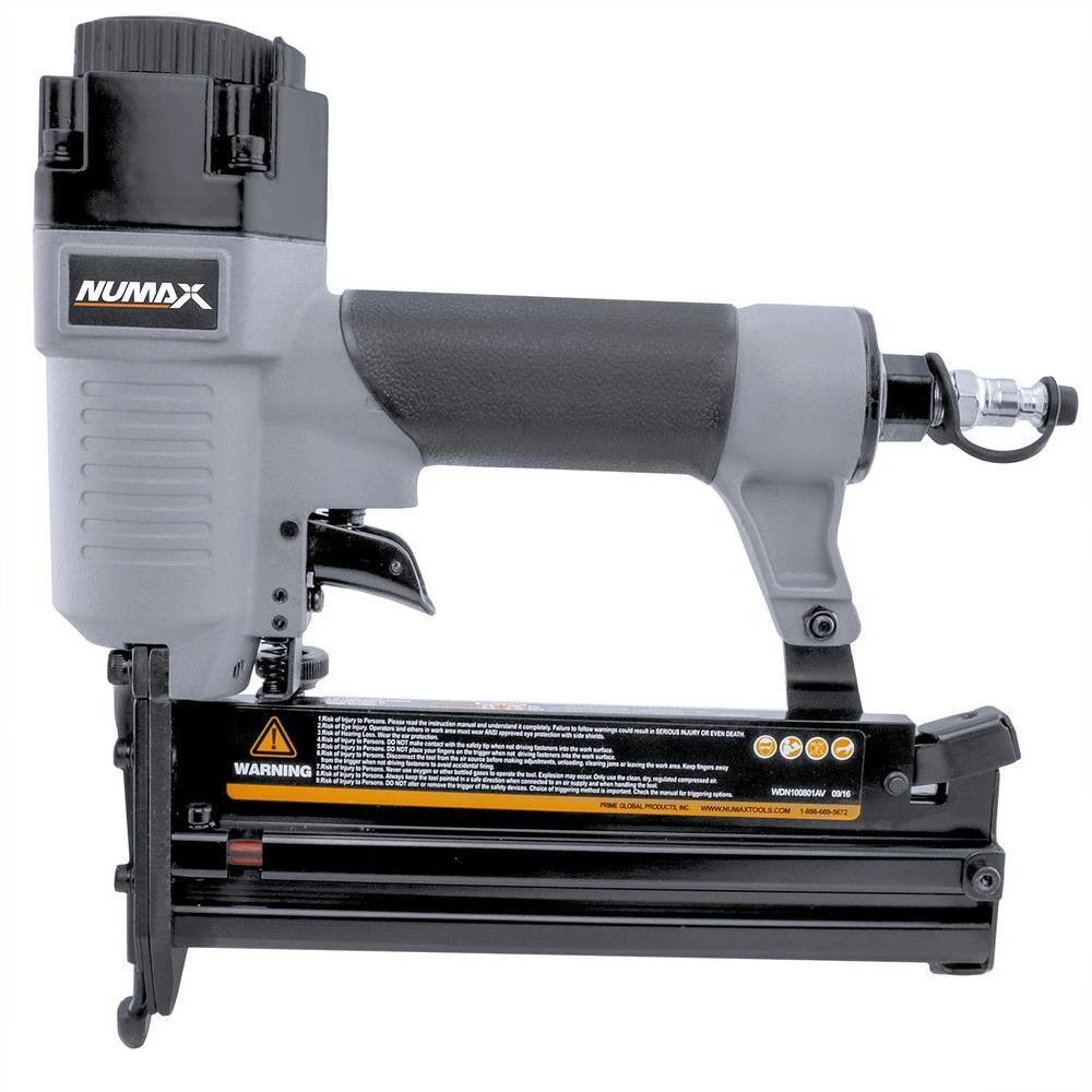 Pneumatic 2-In-1 18-Gauge Brad Nailer and Stapler with Fasteners (4000-Count) by NuMax - Image 2