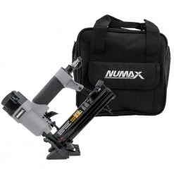 Pneumatic 4-in-1 18-Gauge 1-5/8 in. Mini Flooring Nailer and Stapler with Canvas Bag by NuMax