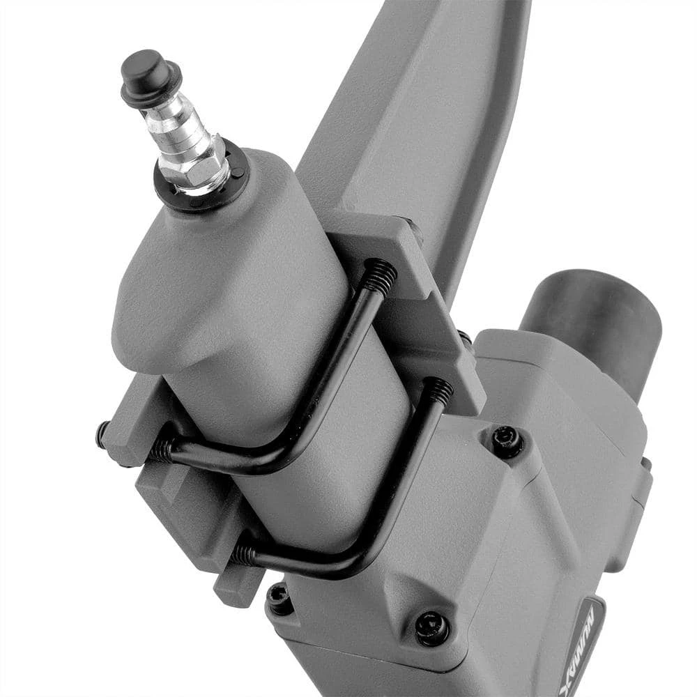 Pneumatic 3-in-1 15.5 and 16 Gauge 2 in. Flooring Nailer / Stapler with Flooring Mallet and Interchangeable Base Plates by NuMax - Image 5