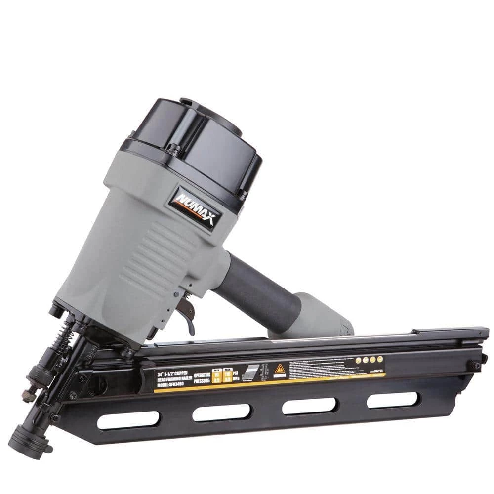 Pneumatic 34-Degree 3-1/2 in. Clipped Head Framing Nailer by NuMax - Image 2