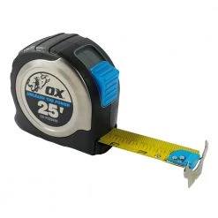 Pro 25 ft. SST Tape Measure - 30mm Wide Tape and Magnetic Hook by OX TOOLS