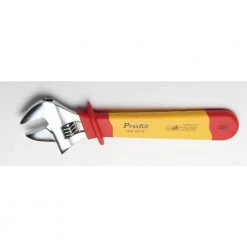 10 in. VDE 1000-Volt Insulated Adjustable Wrench by Pro'sKit
