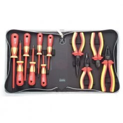 11-Piece 1,000-Volt Insulated Screwdriver and Plier Set by Pro'sKit