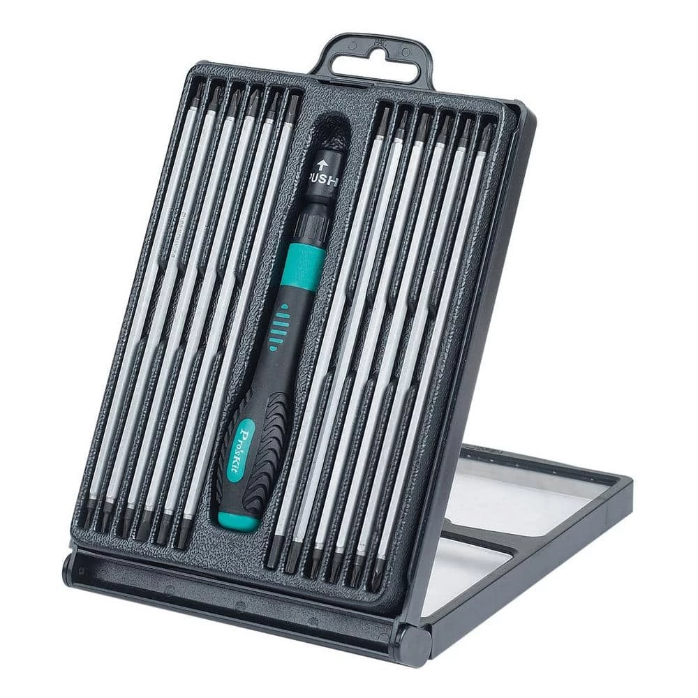 Precision Ratcheted Screwdriver Set (13-Piece) by Pro'sKit