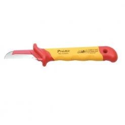 7 in. VDE 1000-Volt Insulated Straight Blade Cabin Knife by Pro'sKit