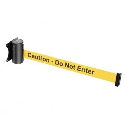 8 ft. US Weight Wall Mount with Caution Retractable Belt by USW